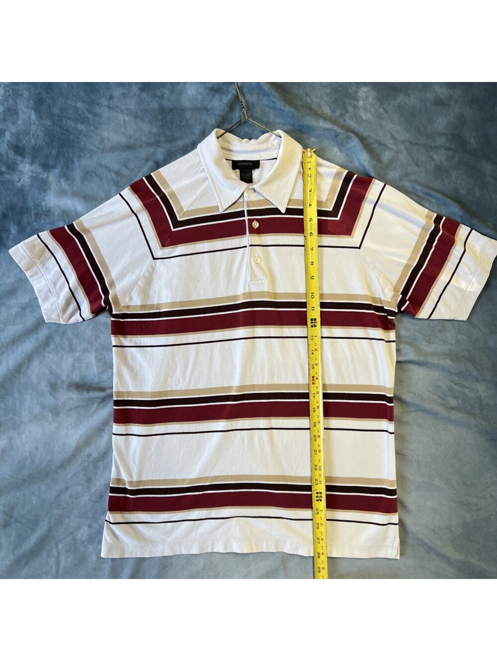 Express Retro Striped Polo Men M - 1215-2G